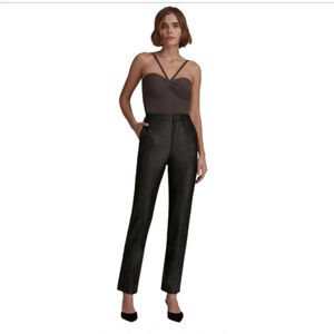 FAVORITE DAUGHTER THE CARLA VEGAN LEATHER TROUSER size XXS